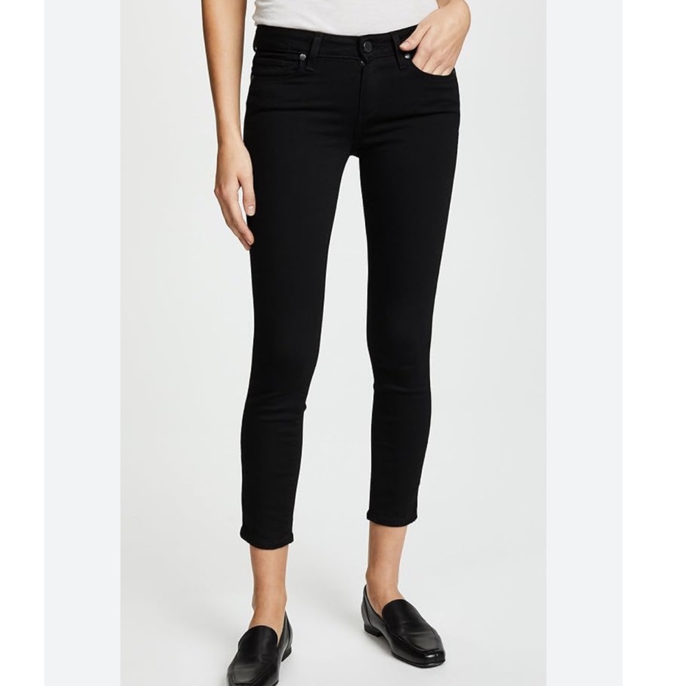 Paige Verdugo Ultra Skinny Jeans Black Shadow
